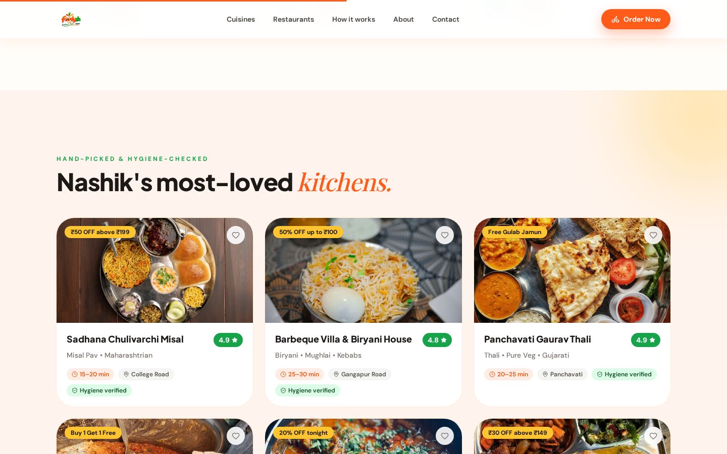 Foodysh: Partner restaurants